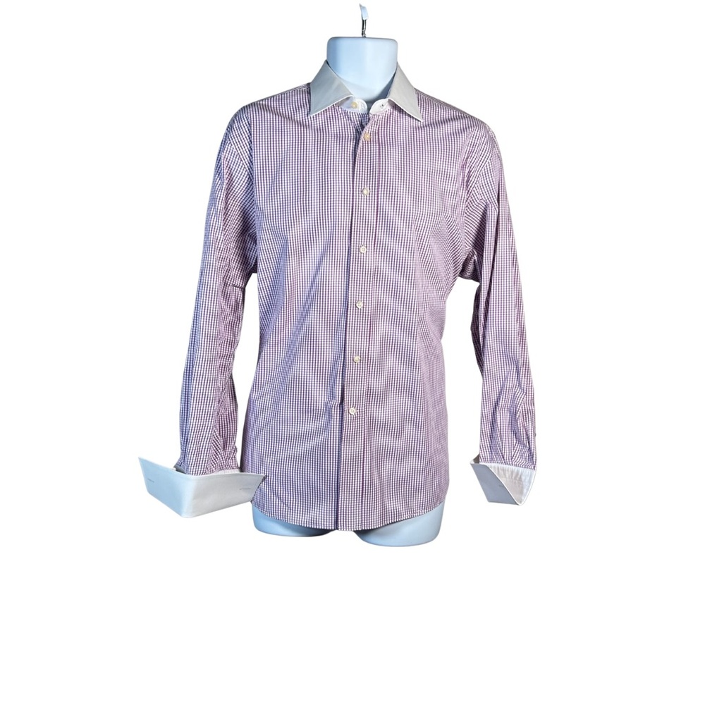 Men's Purple Striped Shirt